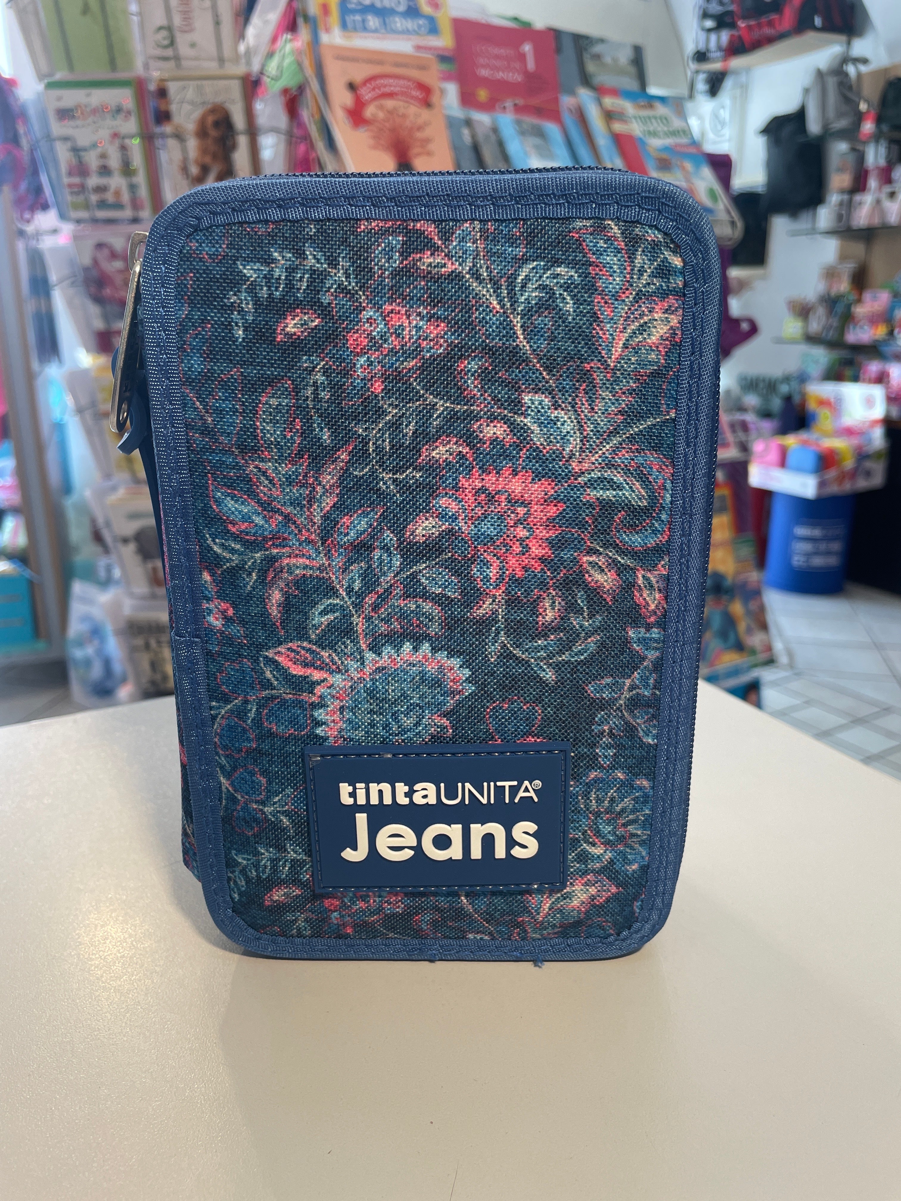 Astuccio 3 zip JEANS - tintaunita